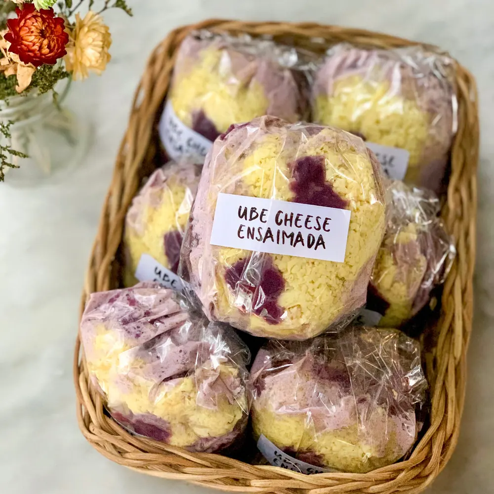 Ube Cheese Ensaimada