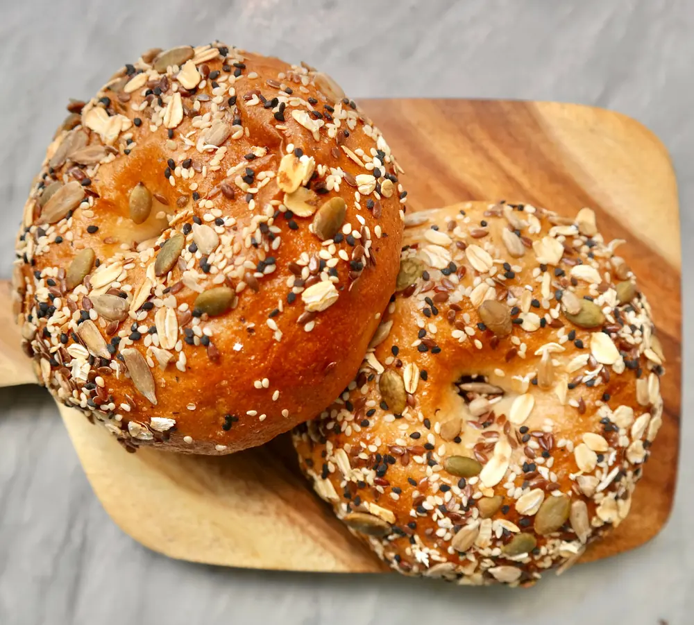 Seed and Oat Bagel